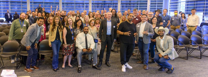 Seattle IT staff with Sir Mix -a-lot
